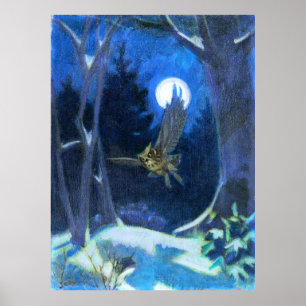 Affiche On Silent Wings - Kulhanek Nature Art Print