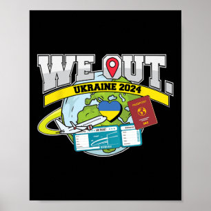 Affiche On sort pour un voyage en Ukraine, tenue de voyage