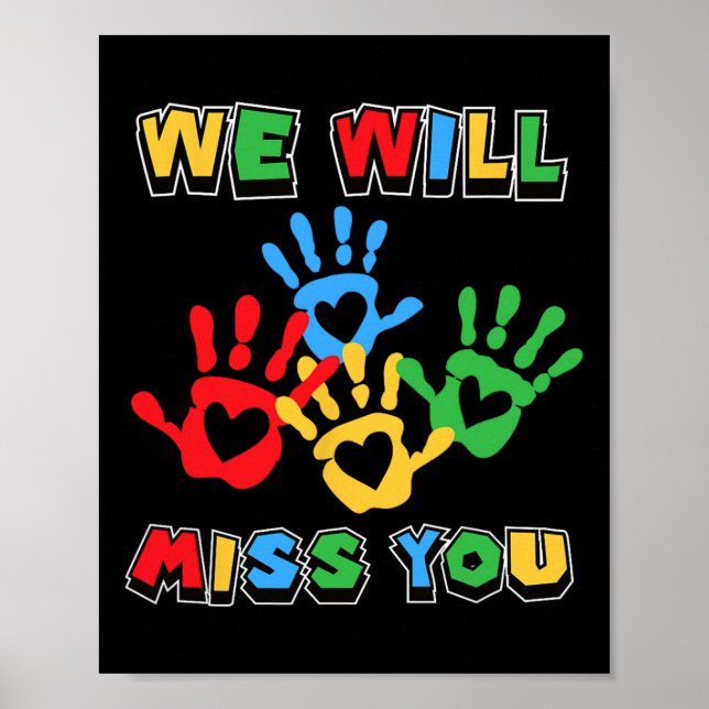 Affiche On va vous regretter Empreinte Bon  (Devant)