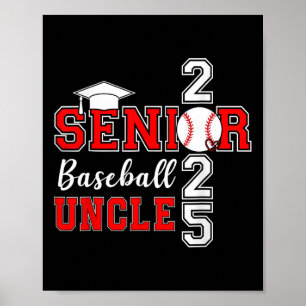 Affiche Oncle Baseball Senior 2025 Cl De 2025 Graduation F