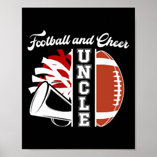 Affiche Oncle De Cheerleader Et Footballeur P