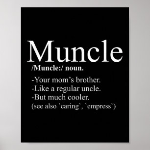 Affiche Oncle de la moelle définition Funny oncle T Chemis