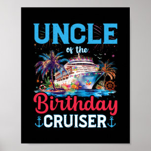Affiche Oncle du croiseur d'anniversaire drôle de croisièr