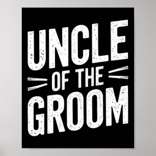 Affiche Oncle Du Groom T Chemise Oncle Élégant Du Gr