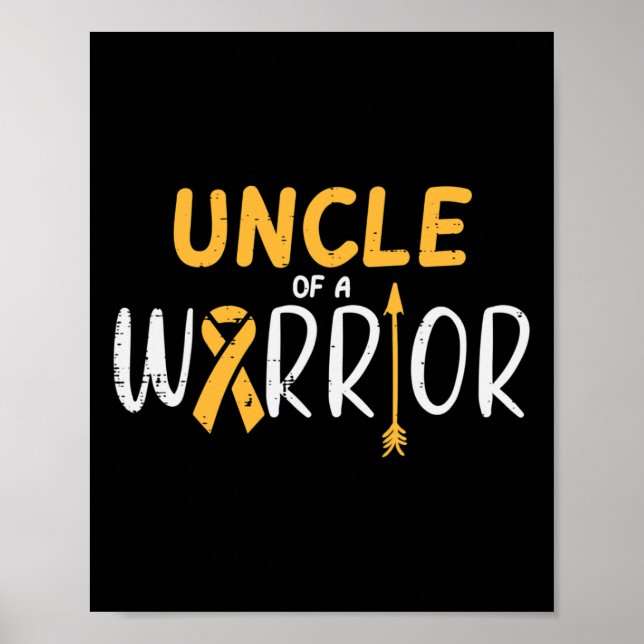 Affiche Oncle D'Un Guerrier Académicien Du Ruban Cancer De (Devant)