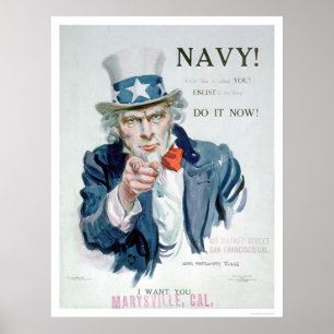 Affiche Oncle Sam t'appelle ! Enlist Navy (US02148B)