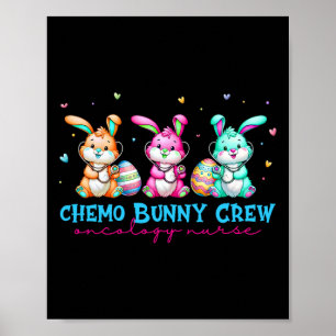 Affiche Oncologie Infirmière Pâques Journée Chimo Bunny Cr