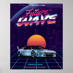 Affiche onde de synthèse