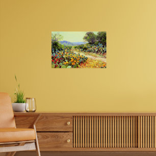 Affiche Onderdonk - Cactus en fleurs