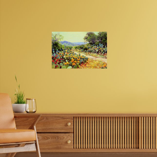 Affiche Onderdonk - Cactus en fleurs (Salon 2)