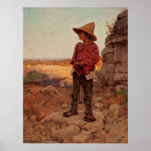 Affiche Onderdonk - Chevrier à la carrière de San Antonio