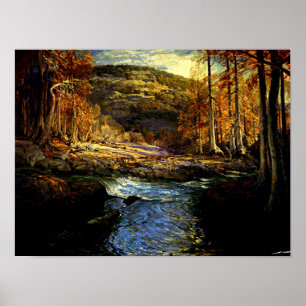 Affiche Onderdonk - Forest Stream, peinture d'art