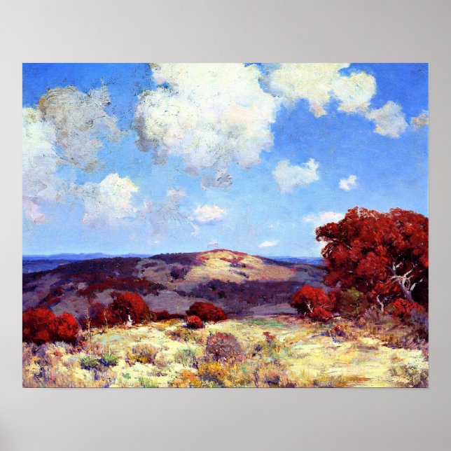 Affiche Onderdonk - In the Hills of the Spanish Oaks (Devant)