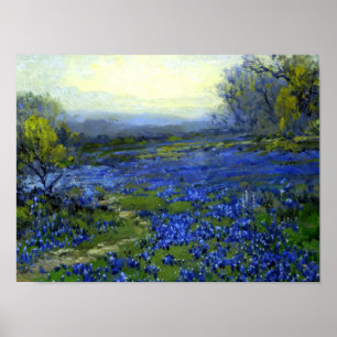 Affiche Onderdonk - Morning in the Bluebonnets