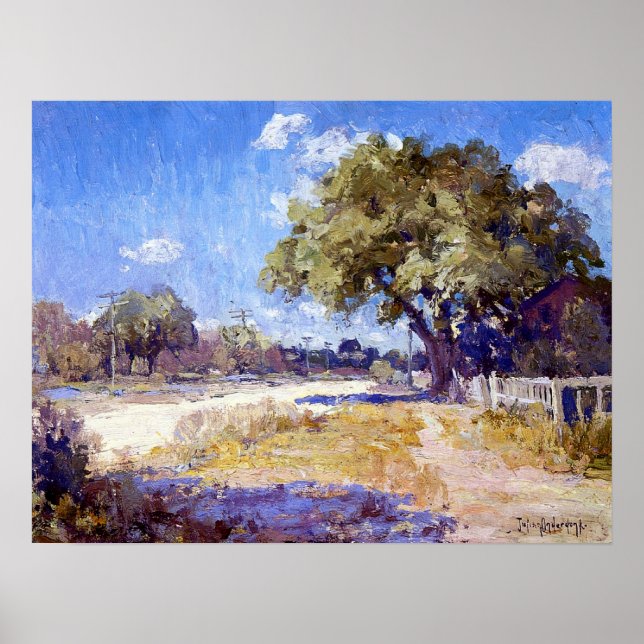 Affiche Onderdonk - Paysage texan (Devant)