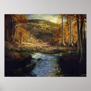 Affiche Onderdonk - Ruisseau forestier, source de la Guada