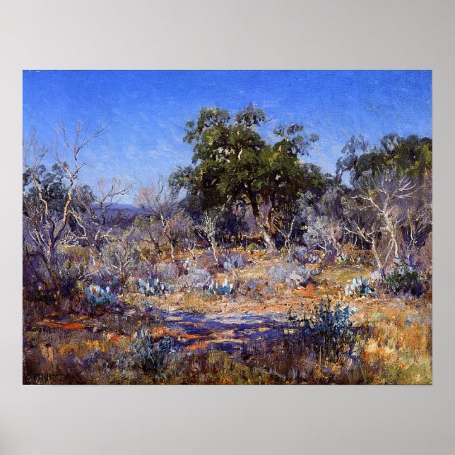 Affiche Onderdonk - Un Jour De Janvier Dans Brush Country  (Devant)