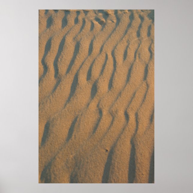 Affiche Ondes dans les dunes de Silver Lake, Michigan (Devant)
