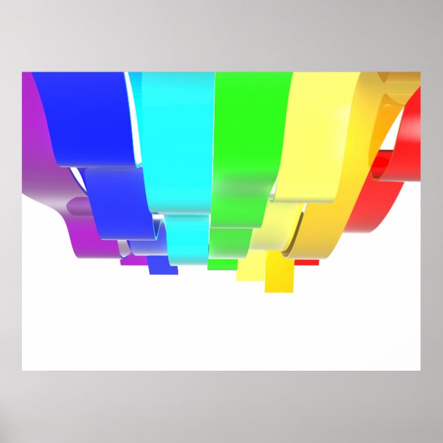 Affiche Ondes Rainbow (Devant)