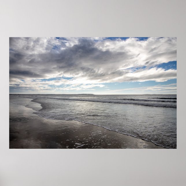 Affiche Ondes tranquilles sur l'affiche du littoral (Devant)