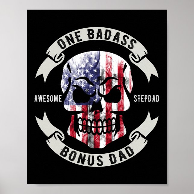 Affiche One D Bonus Stepdad Anniversaire Étape Papa Fête d (Devant)
