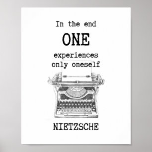 Affiche One EXPERIENCES seulement une citation personnelle
