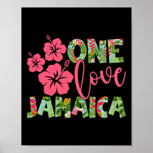 Affiche One Love Jamaica 2025 Caribbean Vacation Theme Fam