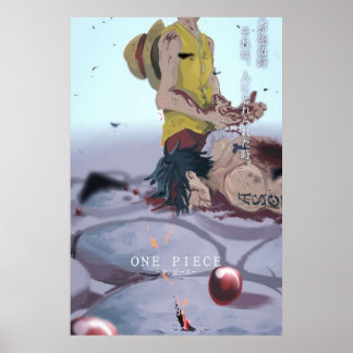 Affiche One Piece Ace Death