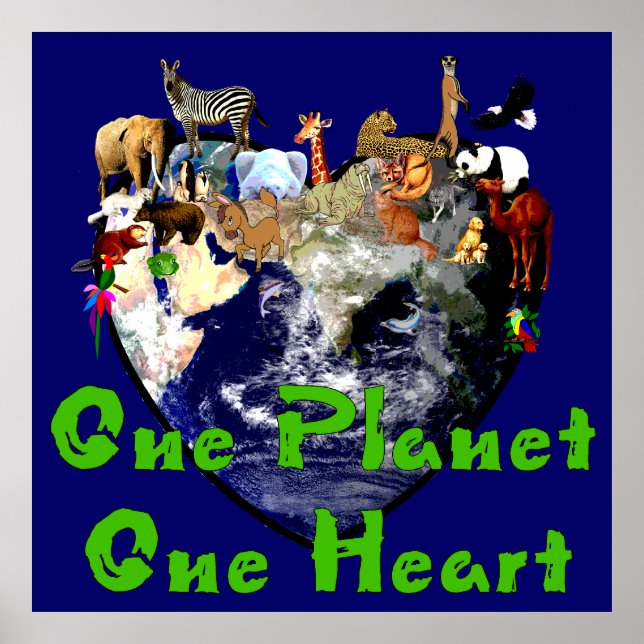 Affiche One Planet One Heart (Devant)