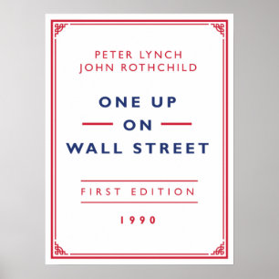 Affiche One Up On Wall Street - Peter Lynch