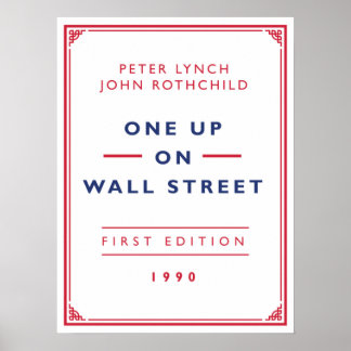 Affiche One Up On Wall Street - Peter Lynch