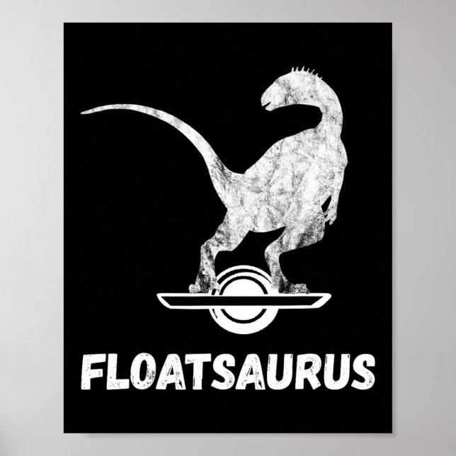 Affiche One Wheel Retro Electric Skateboard Float Brachios (Devant)