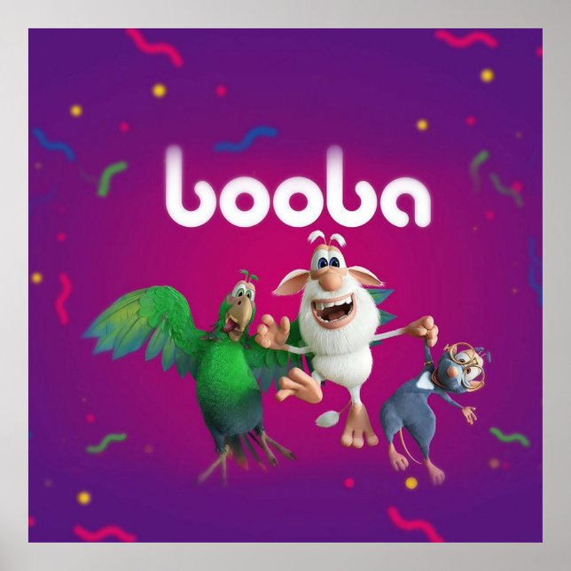 Affiche onebob Booba Animation pour enfants 2020 (Devant)