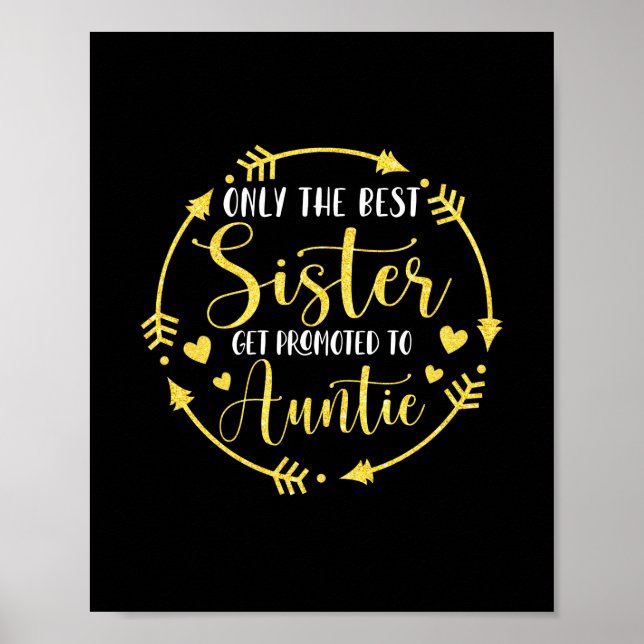 Affiche Only The Best Sisters Get Promoted To Auntie (Devant)