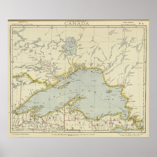 Affiche Ontario, Canada (Devant)