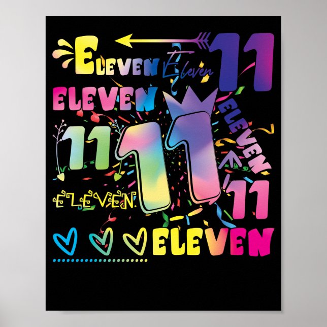 Affiche Onze ans 11e anniversaire (Devant)