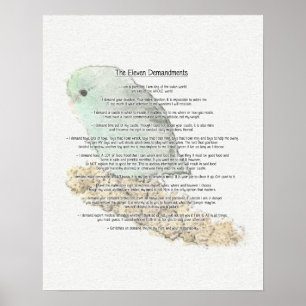 Affiche Onze Demandes De Parrotlets