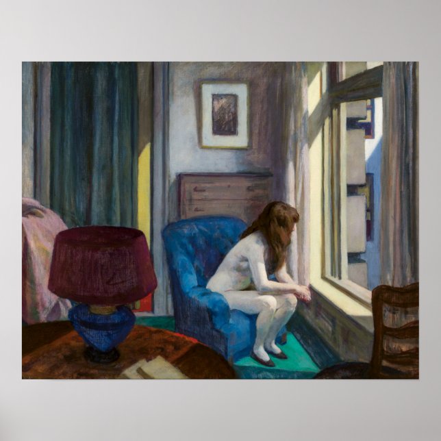 Affiche Onze heures | Edward Hopper | (Devant)