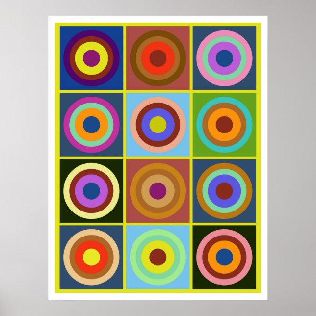 Affiche Op Art #19 (Devant)