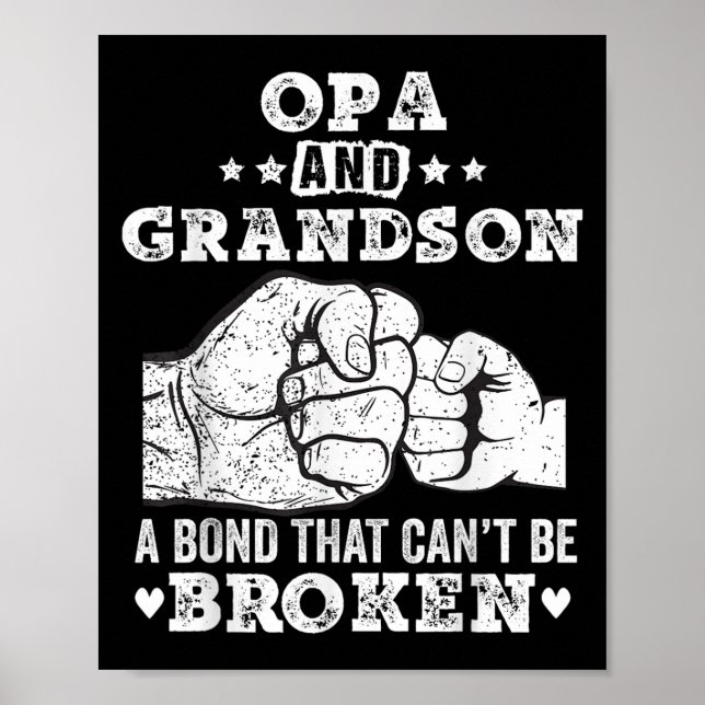 Affiche Opa And Grandson A Bond That Cant Be Broken Grandp (Devant)