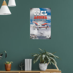 Affiche Opel Ascona