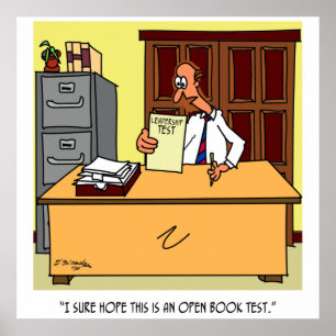 Affiche Open Book Leadership Test