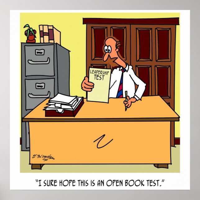 Affiche Open Book Leadership Test (Devant)