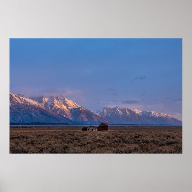 Affiche Open Prairie Grand Teton (Devant)