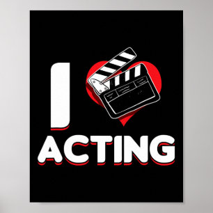 Affiche Opera Broadway Stage Acteur Théâtre Actrice I Love