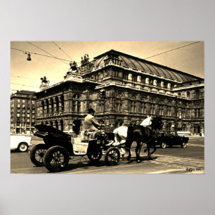 Affiche Opéra de la Staatsoper de Vienne en Autriche Fiake