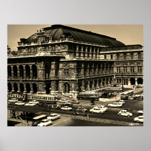 Affiche Opéra de l'Opéra d'État de Vienne en Autriche vint