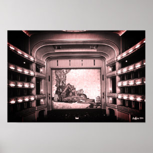 Affiche Opéra de l'Opéra d'État de Vienne en Autriche vint