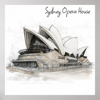 Affiche Opéra de Sydney