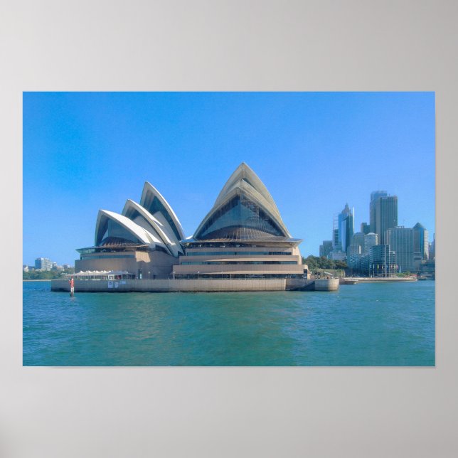Affiche Opéra de Sydney, Australie (Devant)
